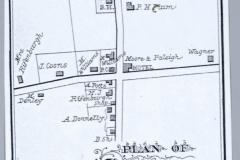 Clermont Village Map 1888